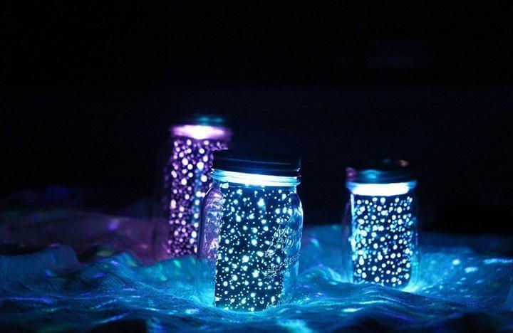 Diy Glowing Mason Jars