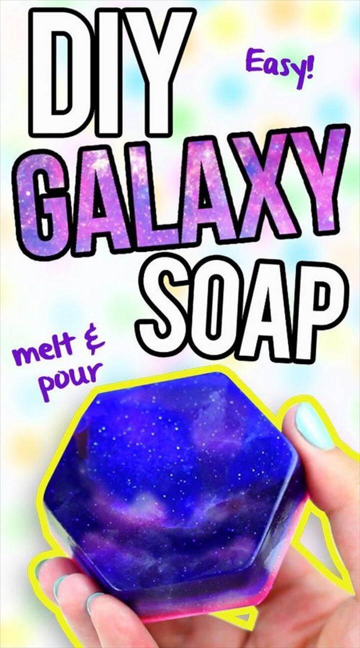 DIY Galaxy Soap