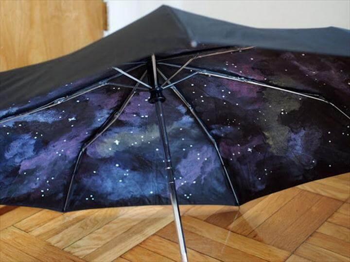 DIY Galaxy Umbrella