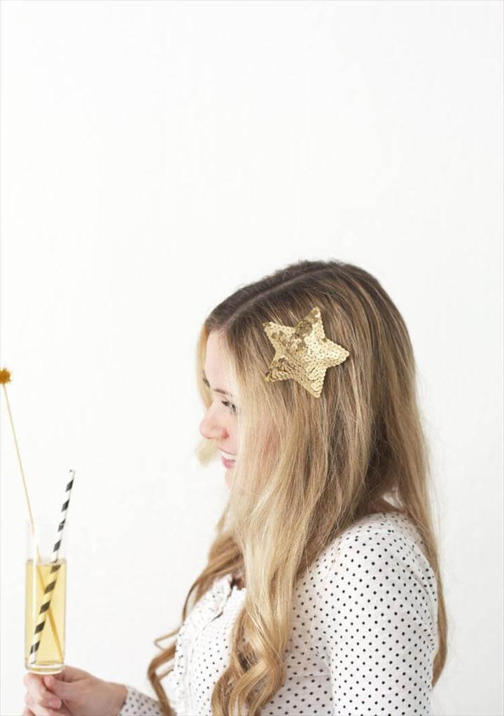  Sparkly Star Barrette