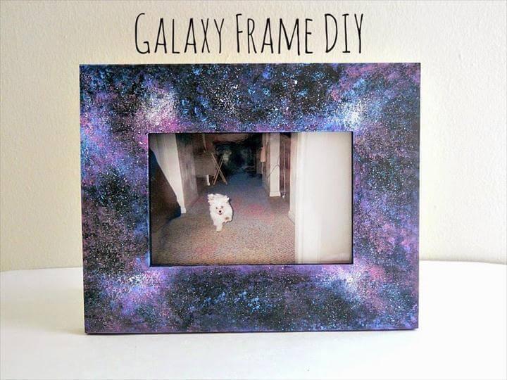 diy frame, galaxy frame