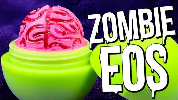 DIY Zombie Brain EOS , Halloween Lip Balm!
