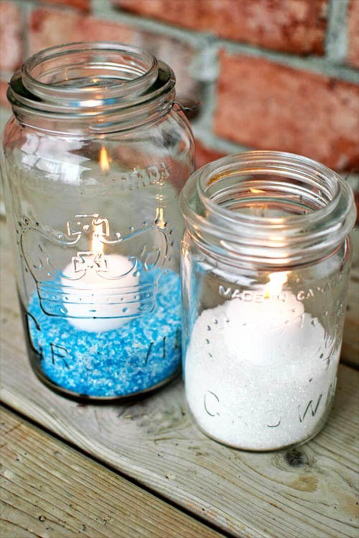 DIY Mason Jar Candles