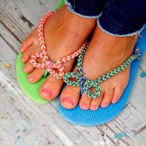 12 DIY Fun & Funky Flip Flops Ideas