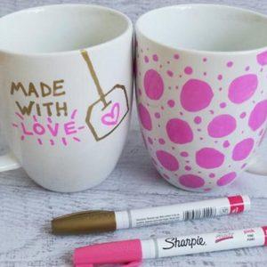 Sharpie Mugs, DIY Teen Gifts