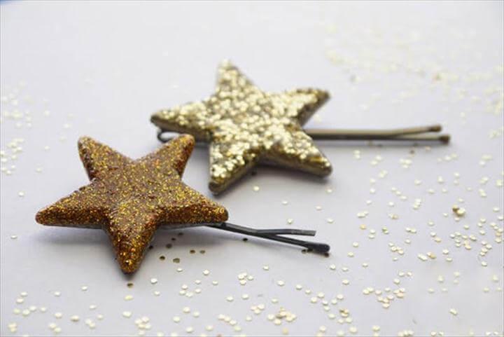 Glittered Star Pin