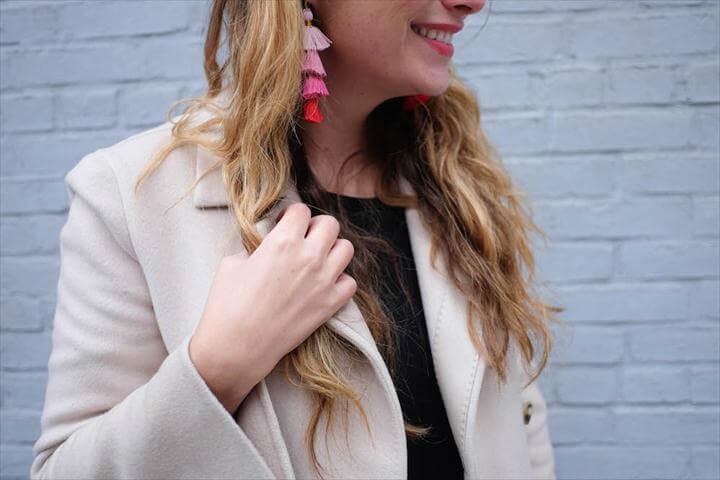 diy earrings, tassel earring