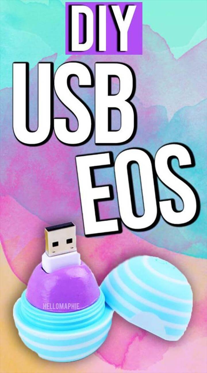 Best DIY EOS Projects - DIY USB EOS - Turn Old EOS Containers Into Cool Crafts