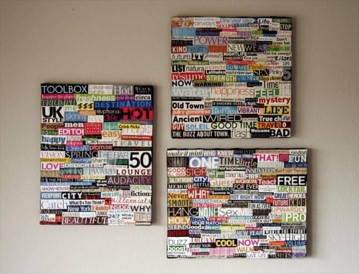 DIY Wall Art Ideas to Enhance the Wall