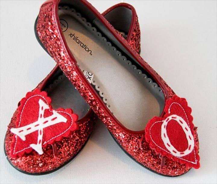 DIY Flats, Heart shoe