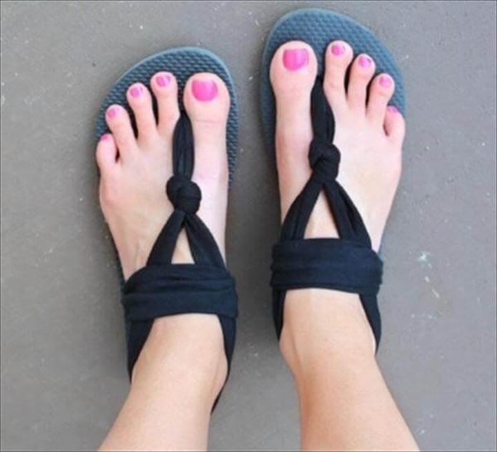 DIY Cloth Flip Flops