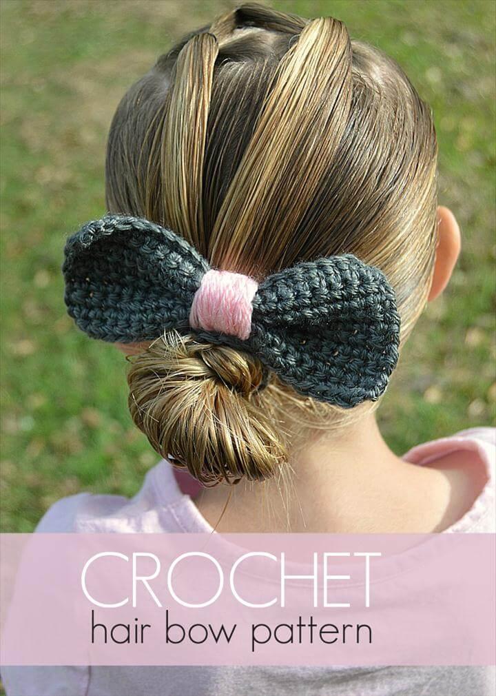  Crochet Hair Bow Pattern