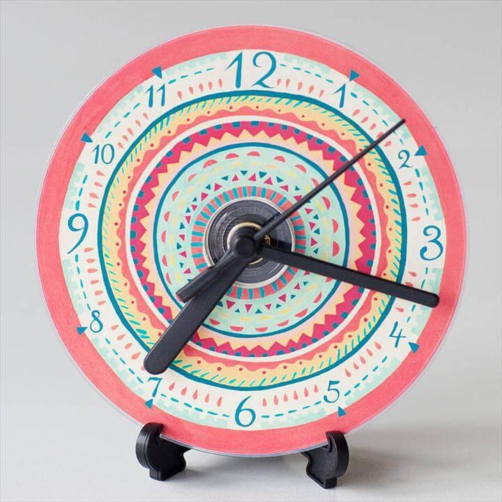 Aztec Compact Disc Clock