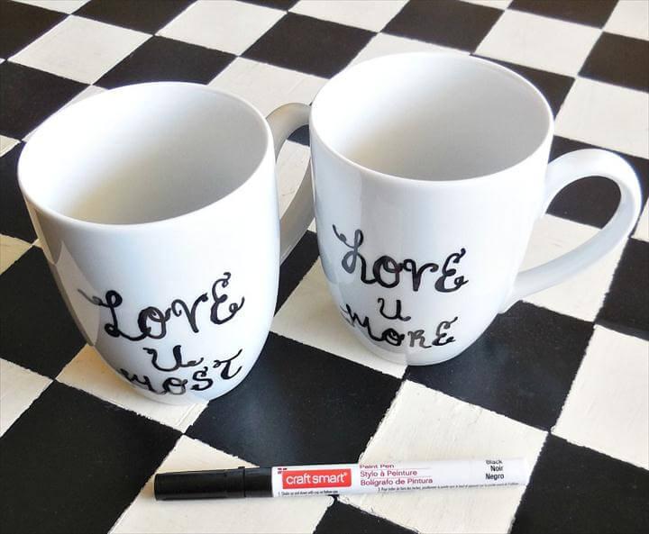 easy diy coffee mug desing