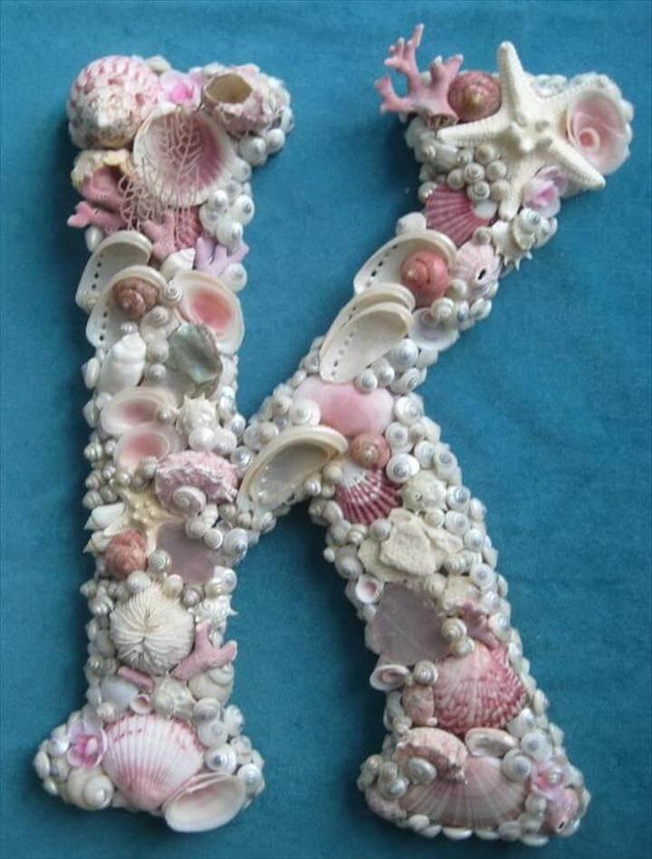 Cool Seashell Letter K