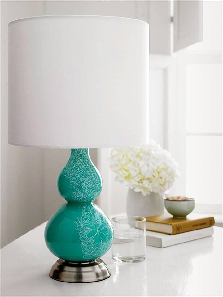 Decorate a Lamp with a Sharpie