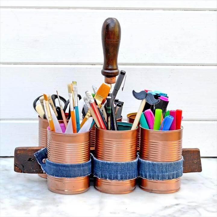  Upcycled Craft Caddy
