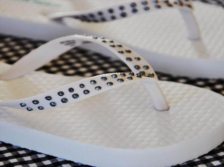 studded flip flops