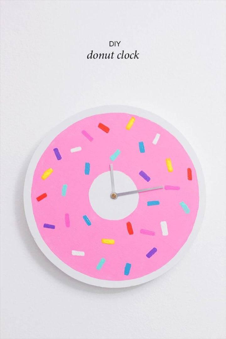delightful donut clock