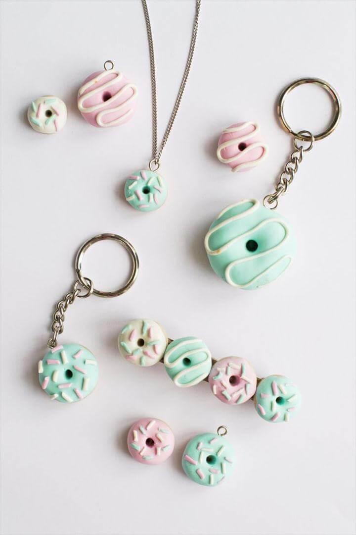 DIY Polymer Clay DonutsIf you've always wanted to try crafting with polymer clay,