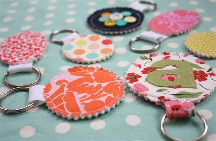 Scrap Your Stash guest post: fabric scrap key chain tutorial