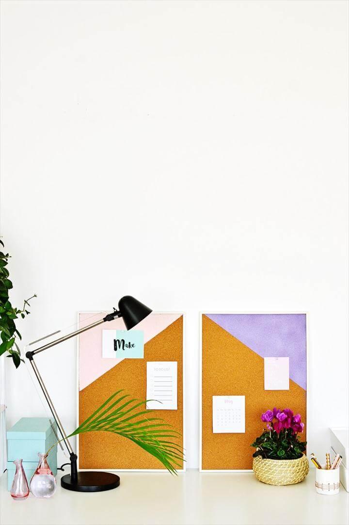 Color Blocked Pin Boards