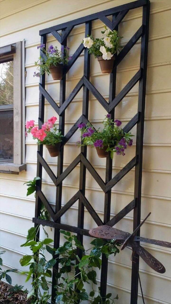 metal stand planters