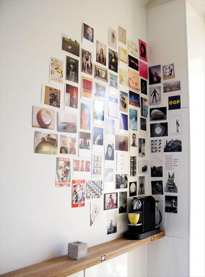 DIY Photo Collage Corner