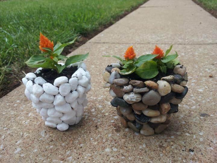 stone planters