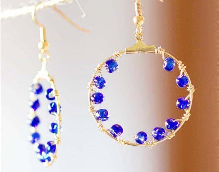 Gorgeous DIY Salacia Hoop Earrings