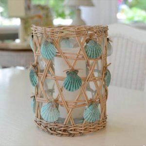 Seashell Craft Candle Holder