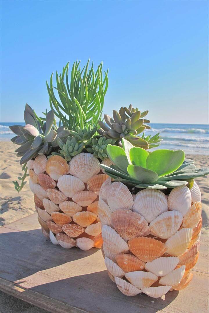 Seashell Planter