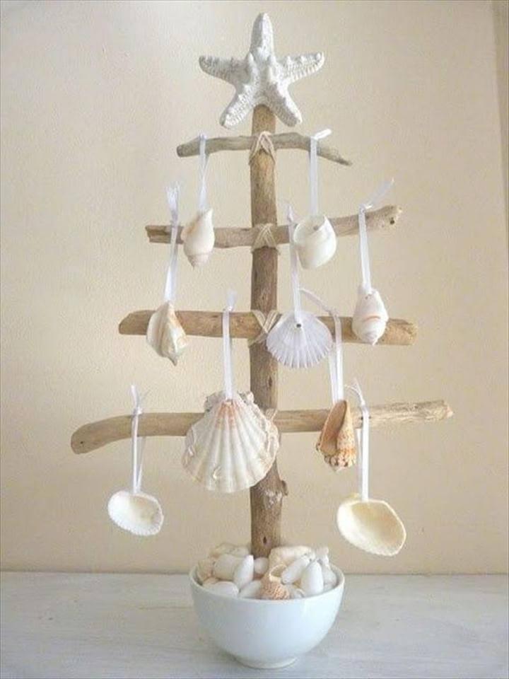 Seashell Tree. DIY Ornament, Unique Decor Ideas- Make Difference Using Diy Seashells