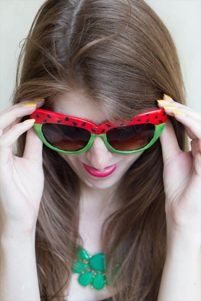 DIY Watermelon Sunglasses