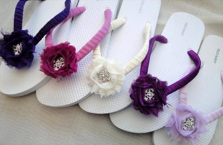 15 Easy DIY Stylish Flip Flop Ideas