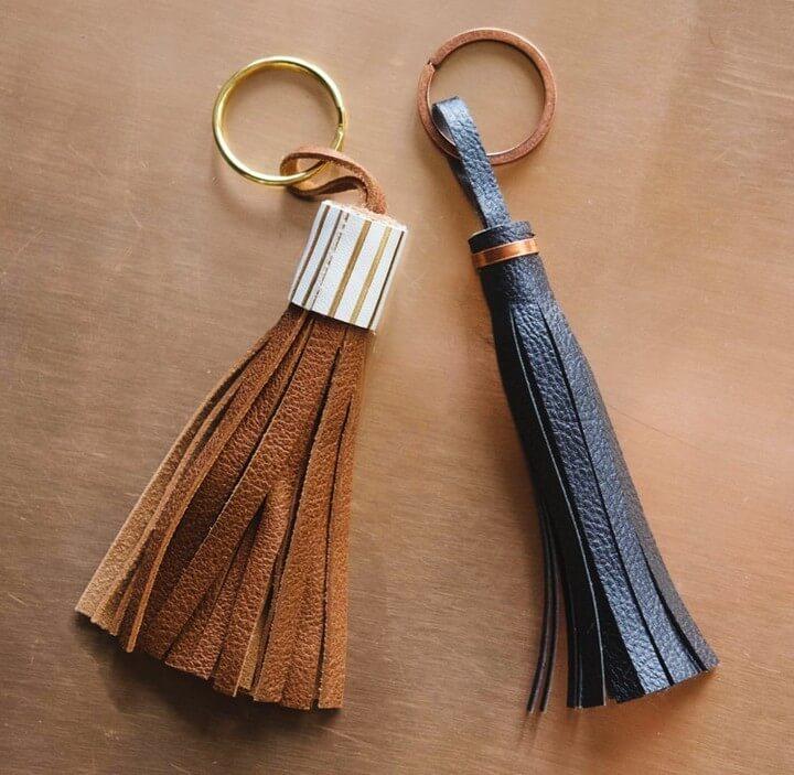 Free DIY Leather Tassel Tutorial