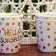 Polka dot, DIY Gold Polka Dot Coffee Mugs