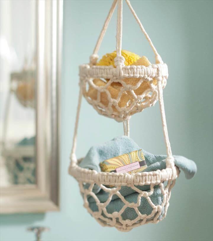 Macrame Hanging Basket