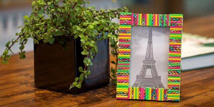 Straw Picture Frame