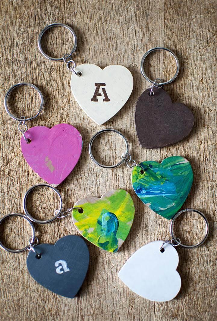 heart keychain