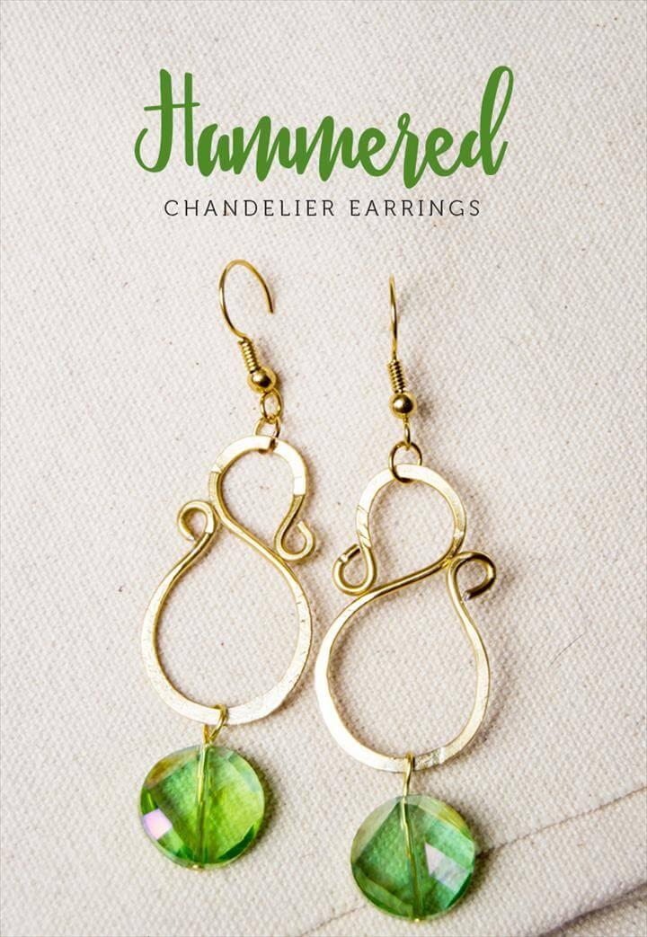 DIY chandelier earrings