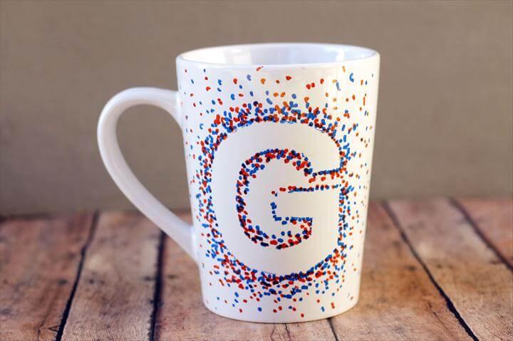 vbeautiful coffee mug, letter coffee mug, coffee mug design