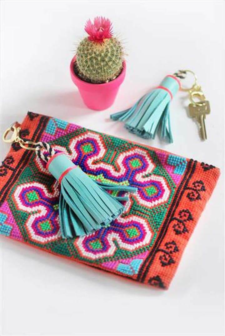 Cool Glue Gun Crafts and DIY Projects - DIY Leather Tassel - Creative Ways to Use