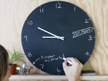 Chalkboard Clock, diy home decor