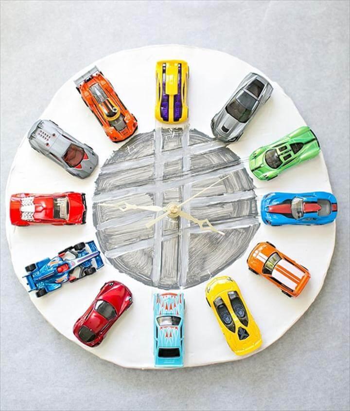 Car Clay Clock Ideas