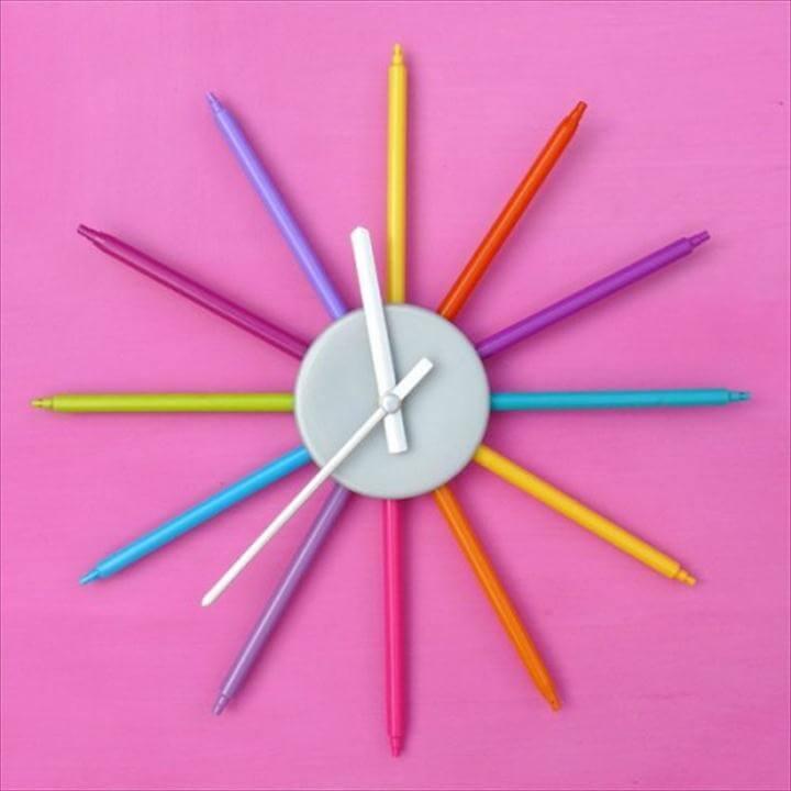 fun and easy diy wall clock