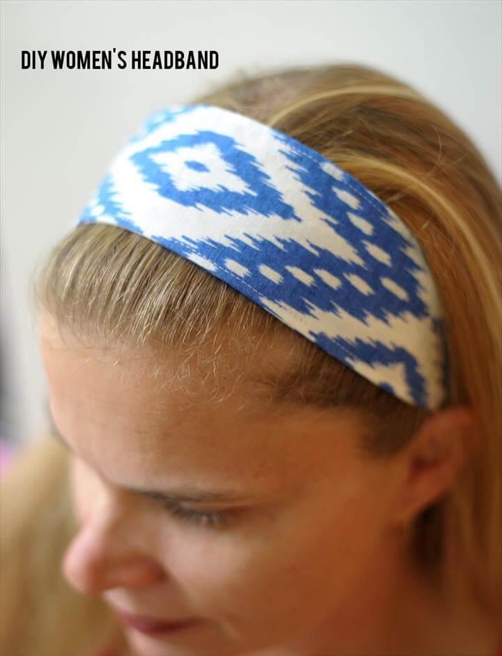 DIY headband, DIY Women’s Fabric Headband