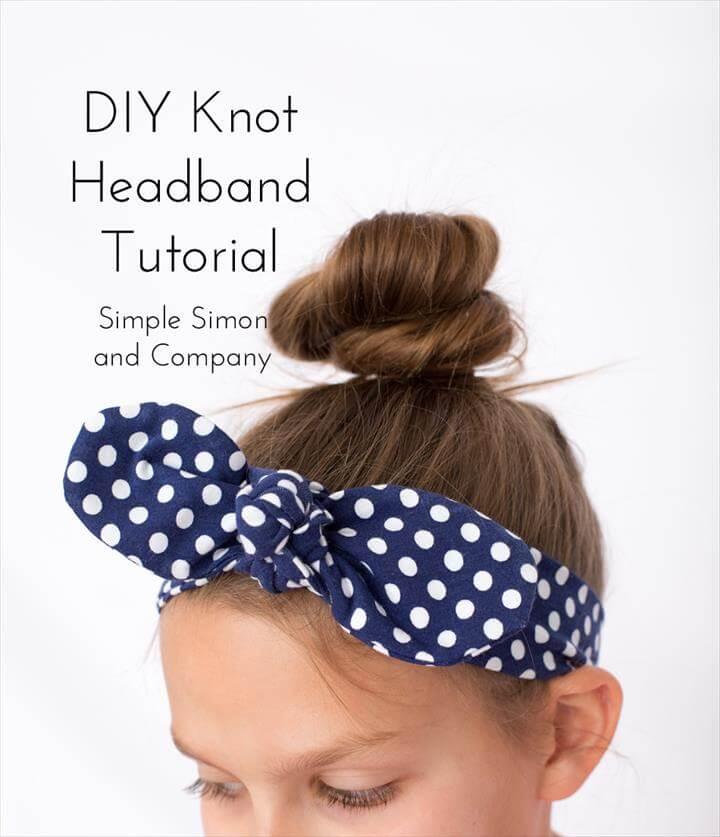 Simple DIY Knot Headband Tutorial