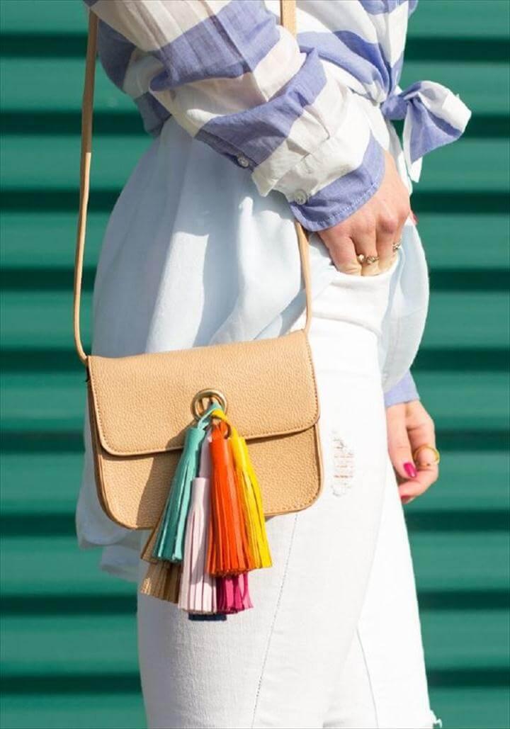 Rebecca Minkoff Inspired Tassel Handbag