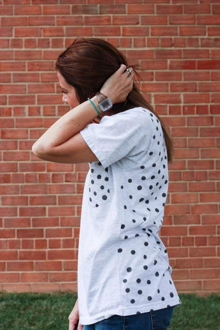 DIY Polka Dot Tee